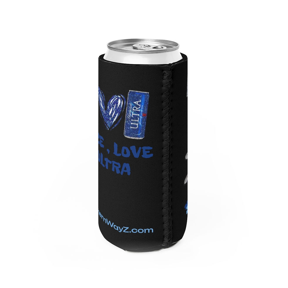 Thumbnail: PEACE LOVE ULTRA Slim Can Cooler