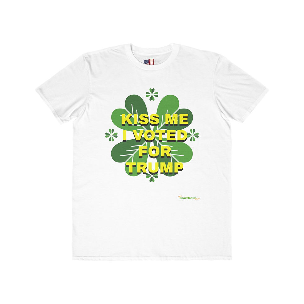 Thumbnail: KISS ME TRUMP Men's Lightweight Fashion Tee