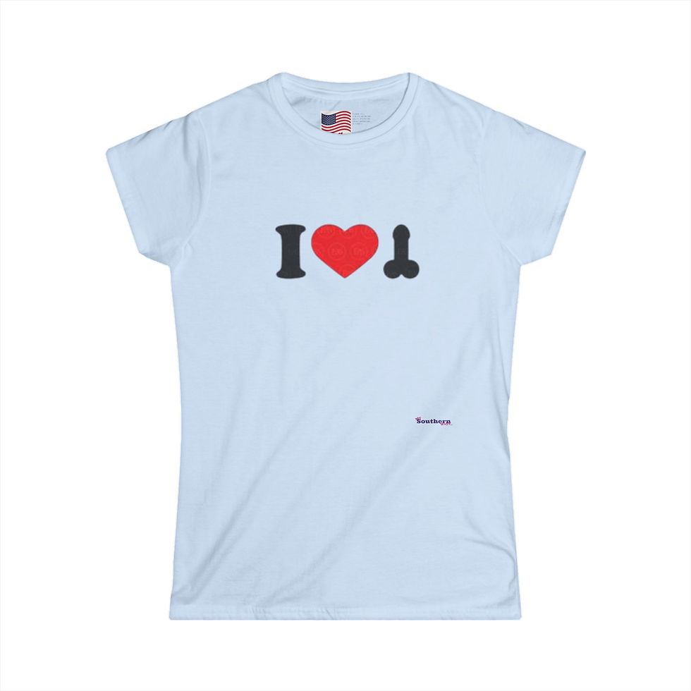Thumbnail: I LOVE PENIS   Women's Softstyle Tee