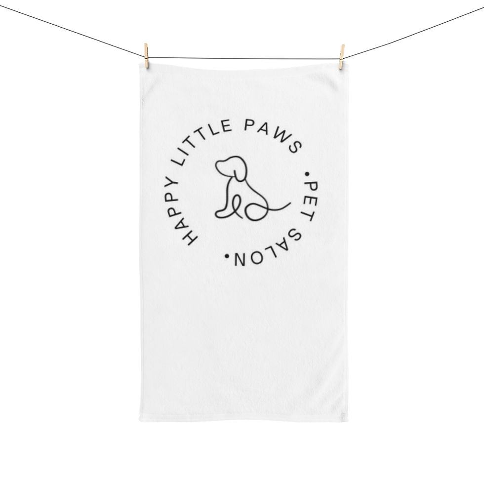 Thumbnail: PVT HAPPY LITTLE PAWS Hand Towel