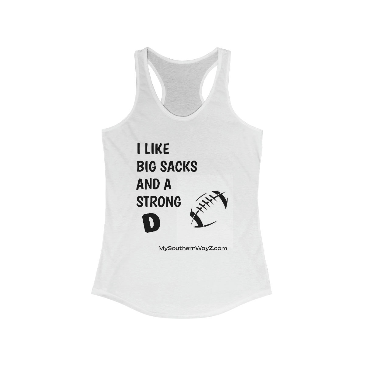 BIG SACKS Ideal Racerback Tank