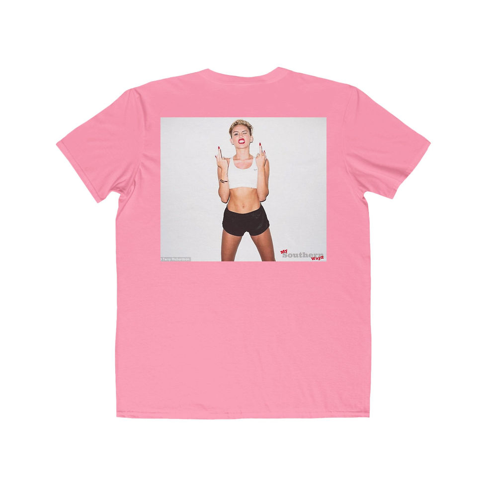 MILEY FINGER Men's Lightweight Fashion Tee