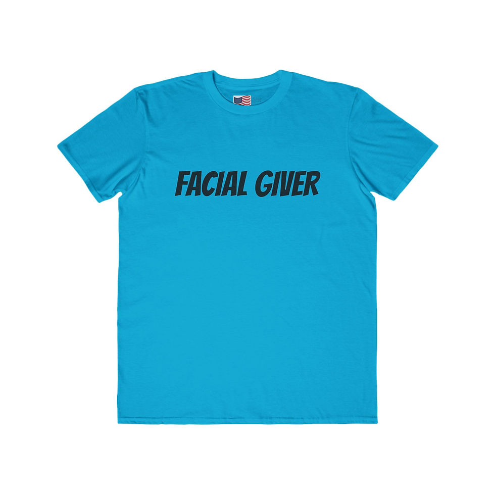 Thumbnail: FACIAL GIVER  Men's Lightweight Fashion Tee