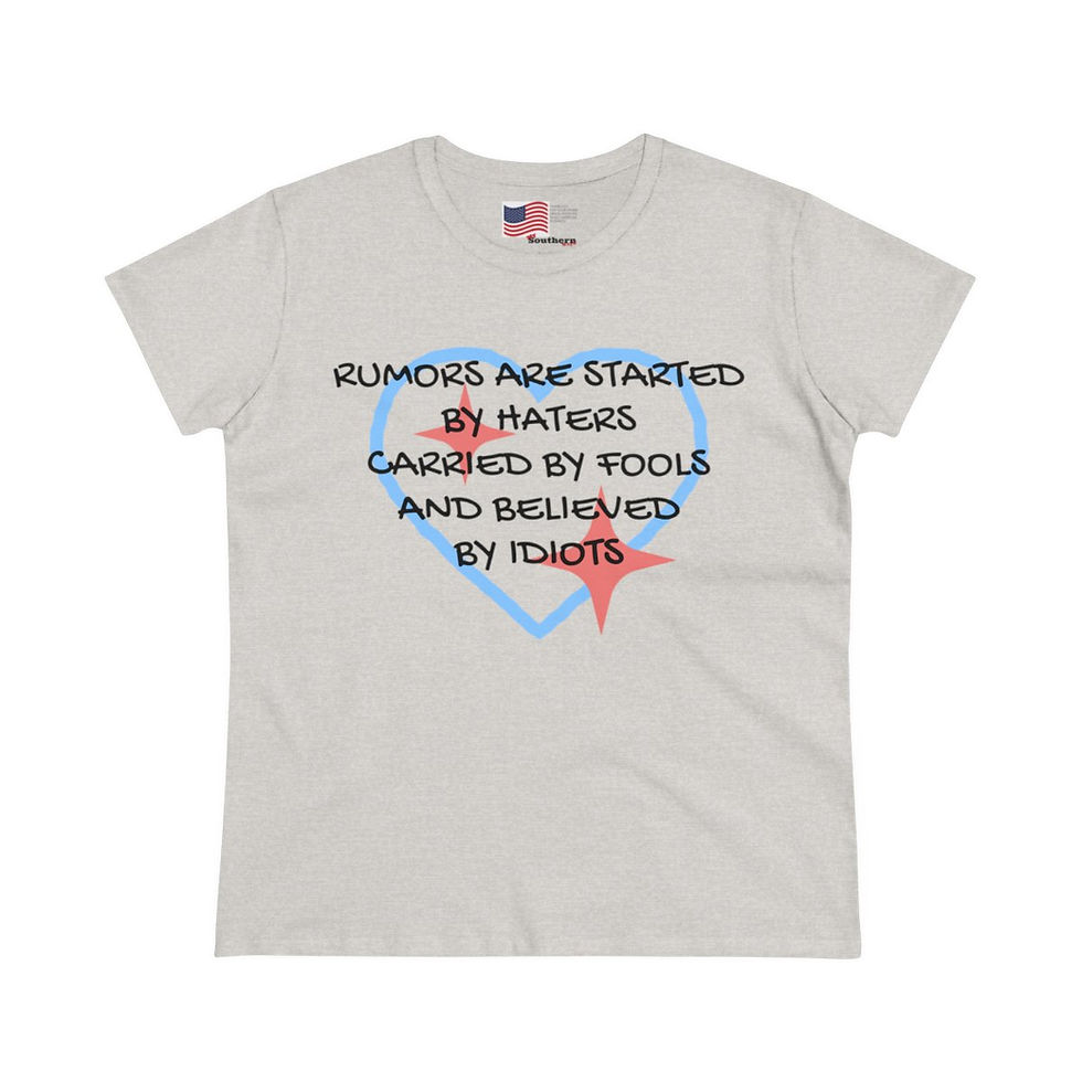 Thumbnail: RUMORS Women's Midweight Cotton Tee