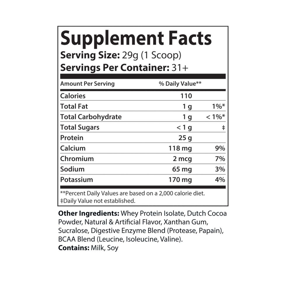 Thumbnail: Whey Isolate Protein Supplement (907g, 2lb)