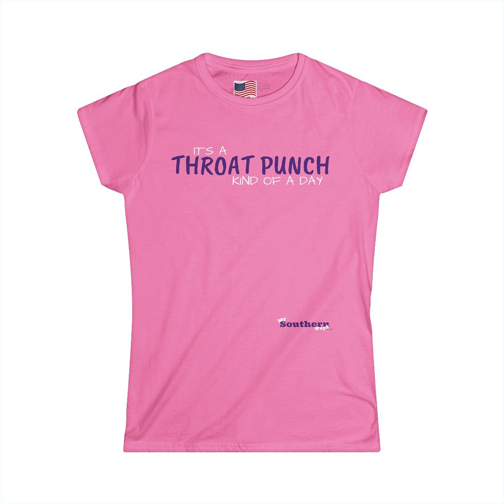 THROAT PUNCH Women's Softstyle Tee