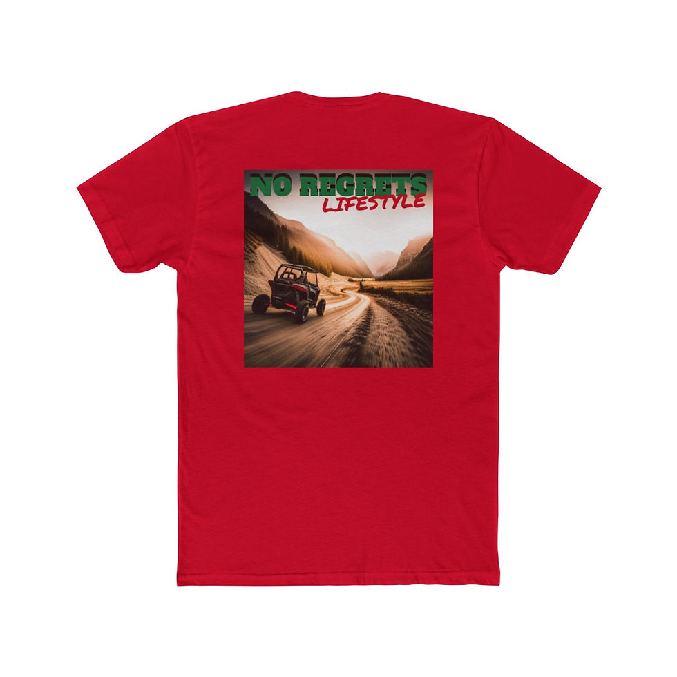 Thumbnail: NO REGRETS  Men's Cotton Crew Tee