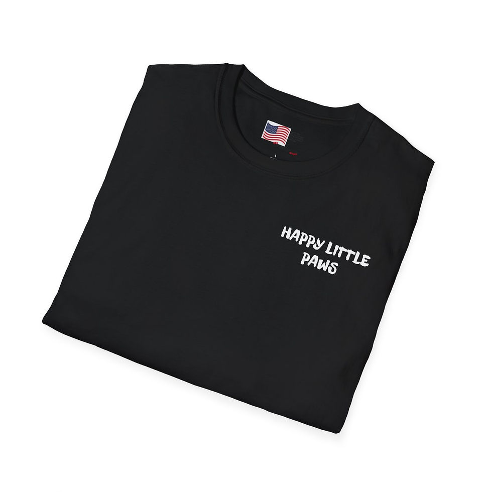 Thumbnail: PVT HAPPY LITTLE PAWS Unisex Softstyle T-Shirt