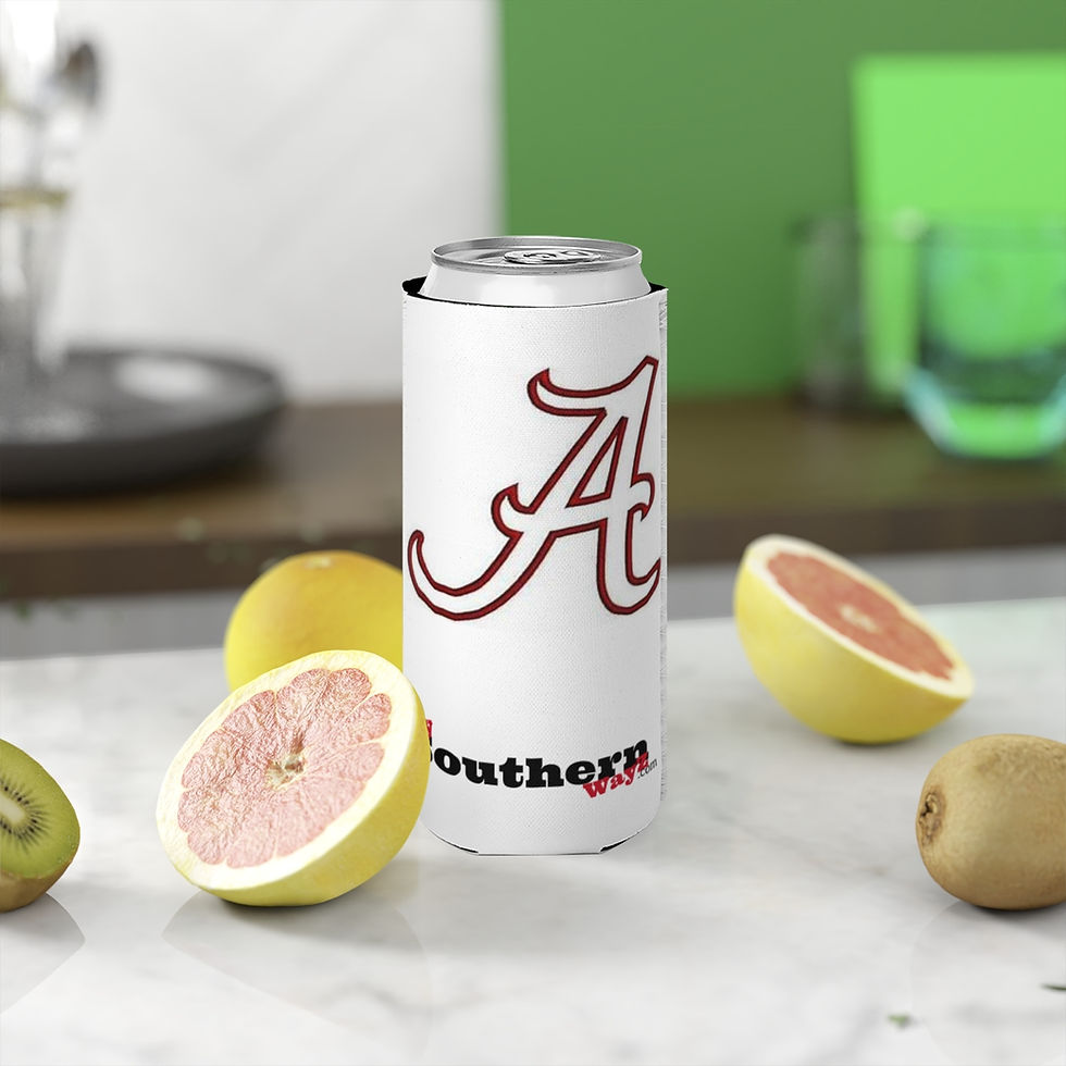Thumbnail: BAMA Slim Can Cooler WHITE 