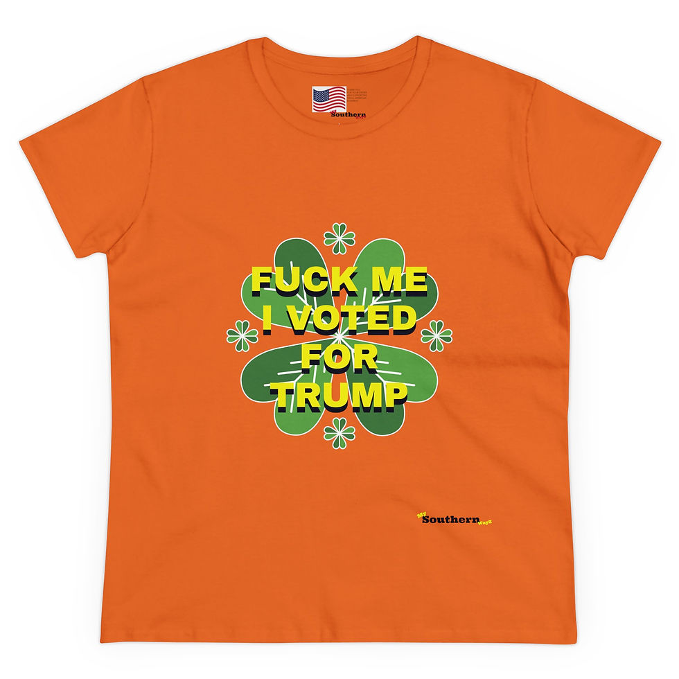 Thumbnail: FUCK ME TRUMP  Women's Midweight Cotton Tee