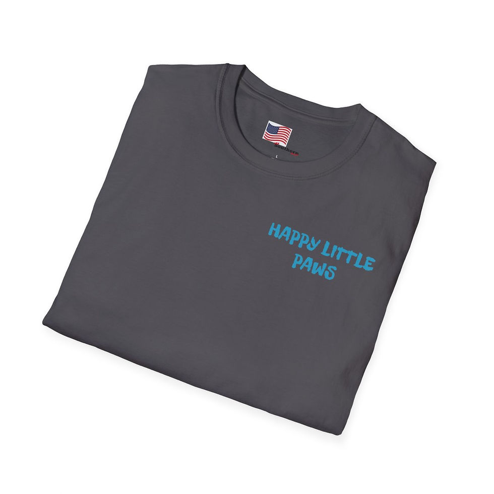Thumbnail: PVT HAPPY LITTLE PAWS Unisex Softstyle T-Shirt