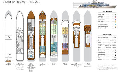 SILVER ENDEAVOUR Deckplan