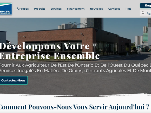 Bienvenue Sur Le Nouveau Site En Ligne De l'Agricentre MacEwen : AgricentreMacEwen.com