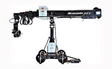 全長 1.4〜7.16m
最大搭載重量 40kg
本体重量 480kg(ウエイト別)
最大レンズ高 6.8m
Max.Speed 1.7m/s