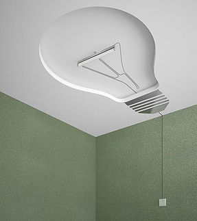 Designer Contrives an LED Chandelier Inside a Bulb Outline.jpeg
