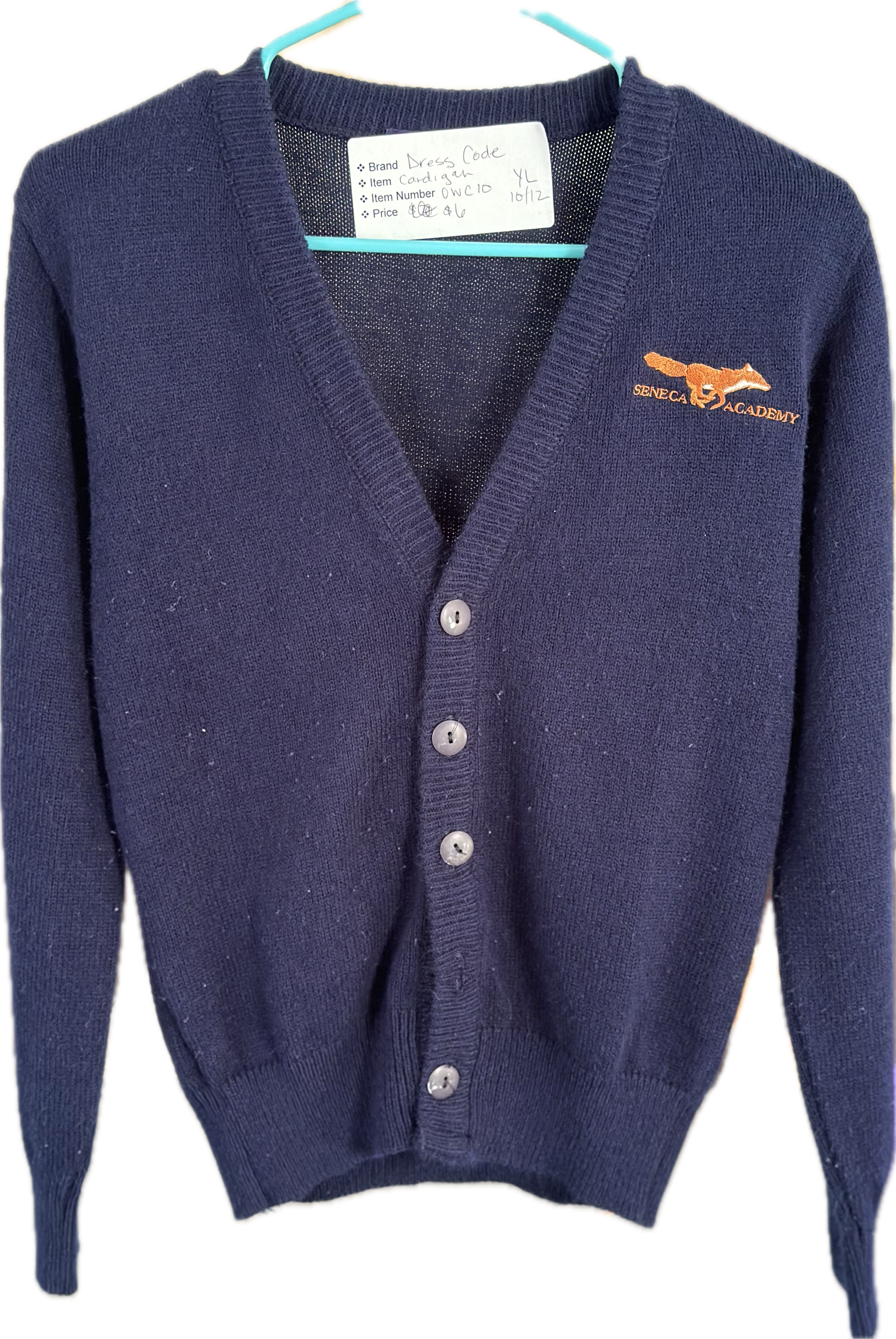 V Neck Cardigan YL 10/12