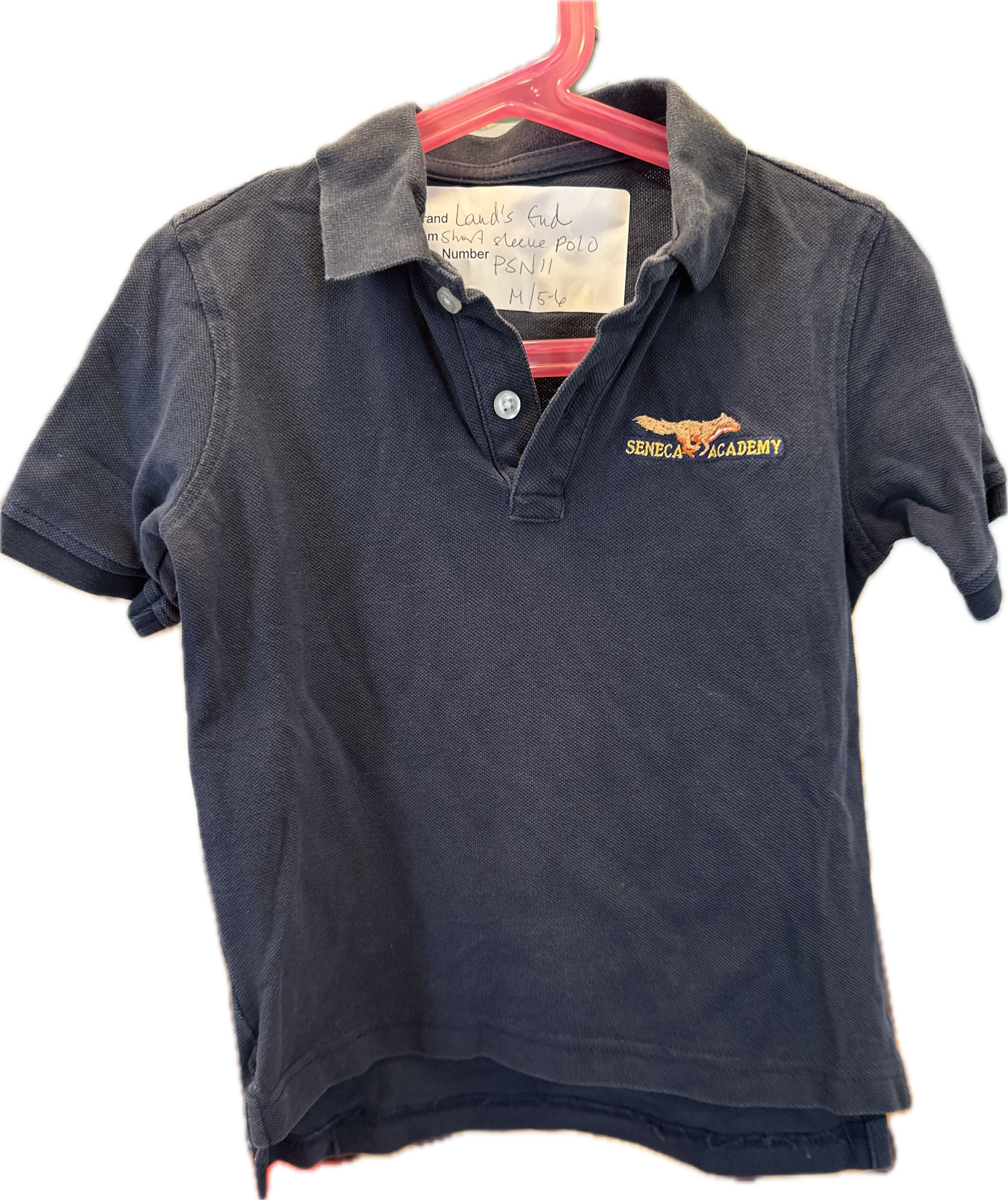 Short Sleeve Navy Polo M/5-6