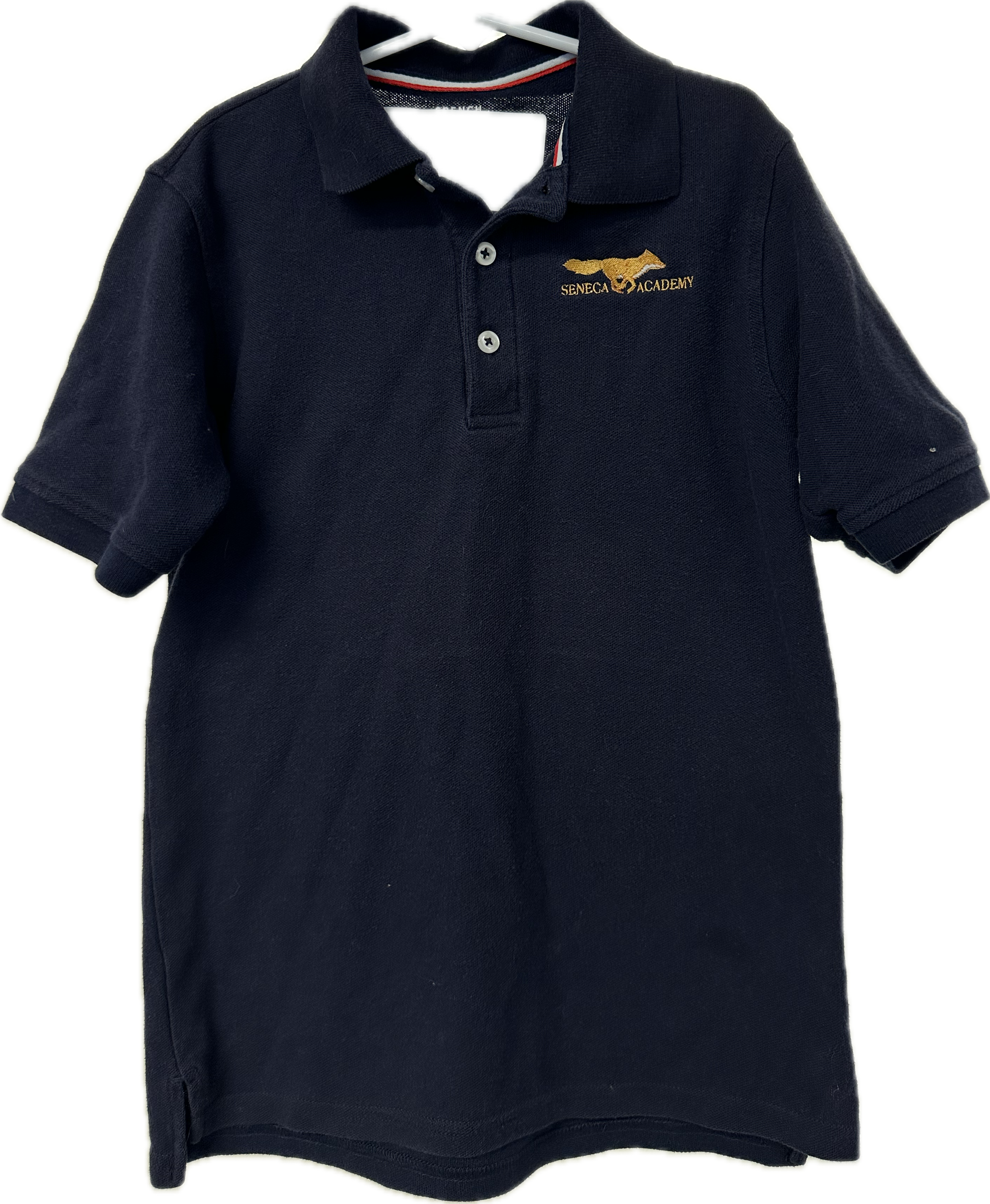 Short Sleeve Navy Polo L/10-12
