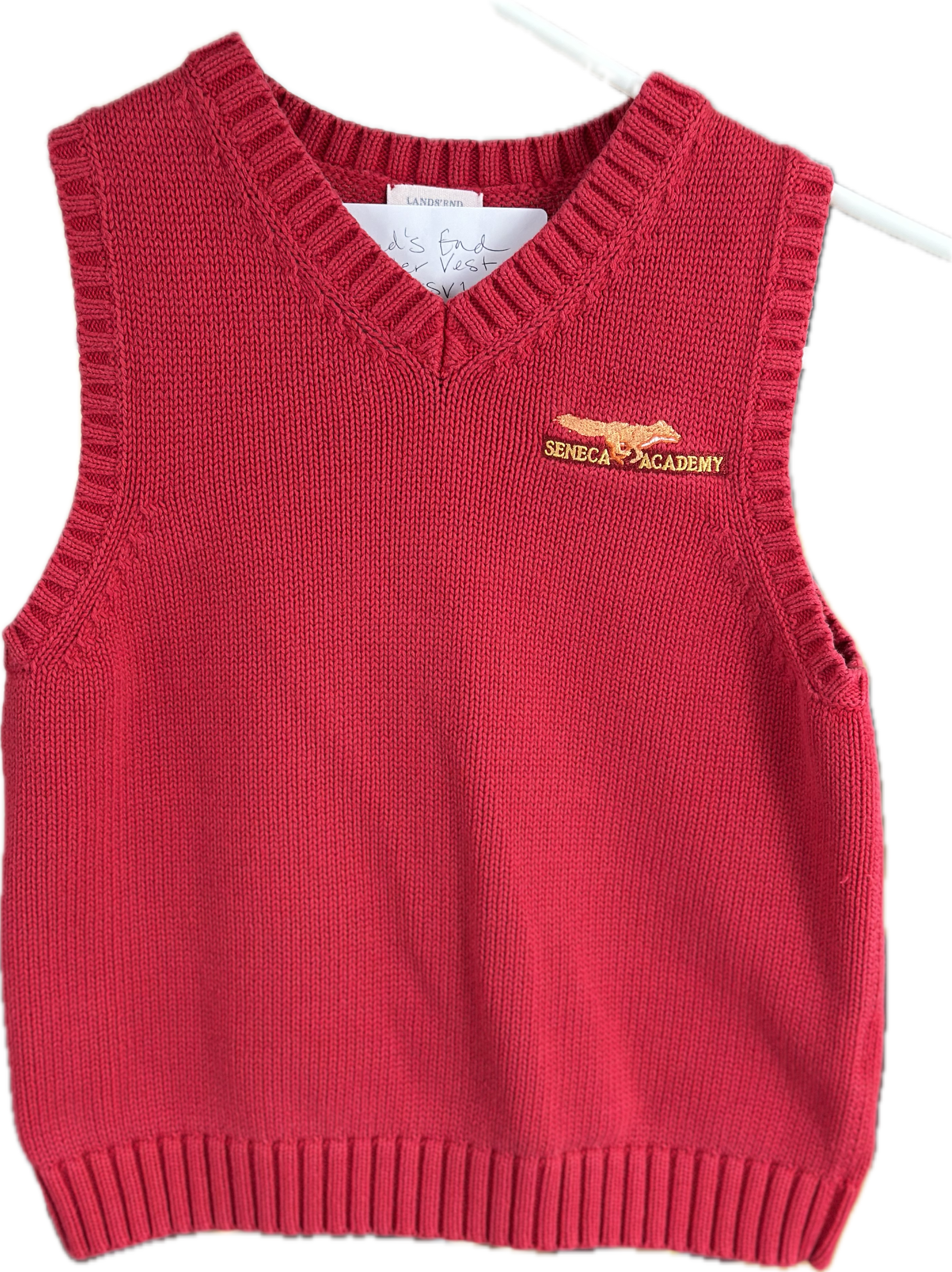 V Neck Sweater Vest CL 6X/7