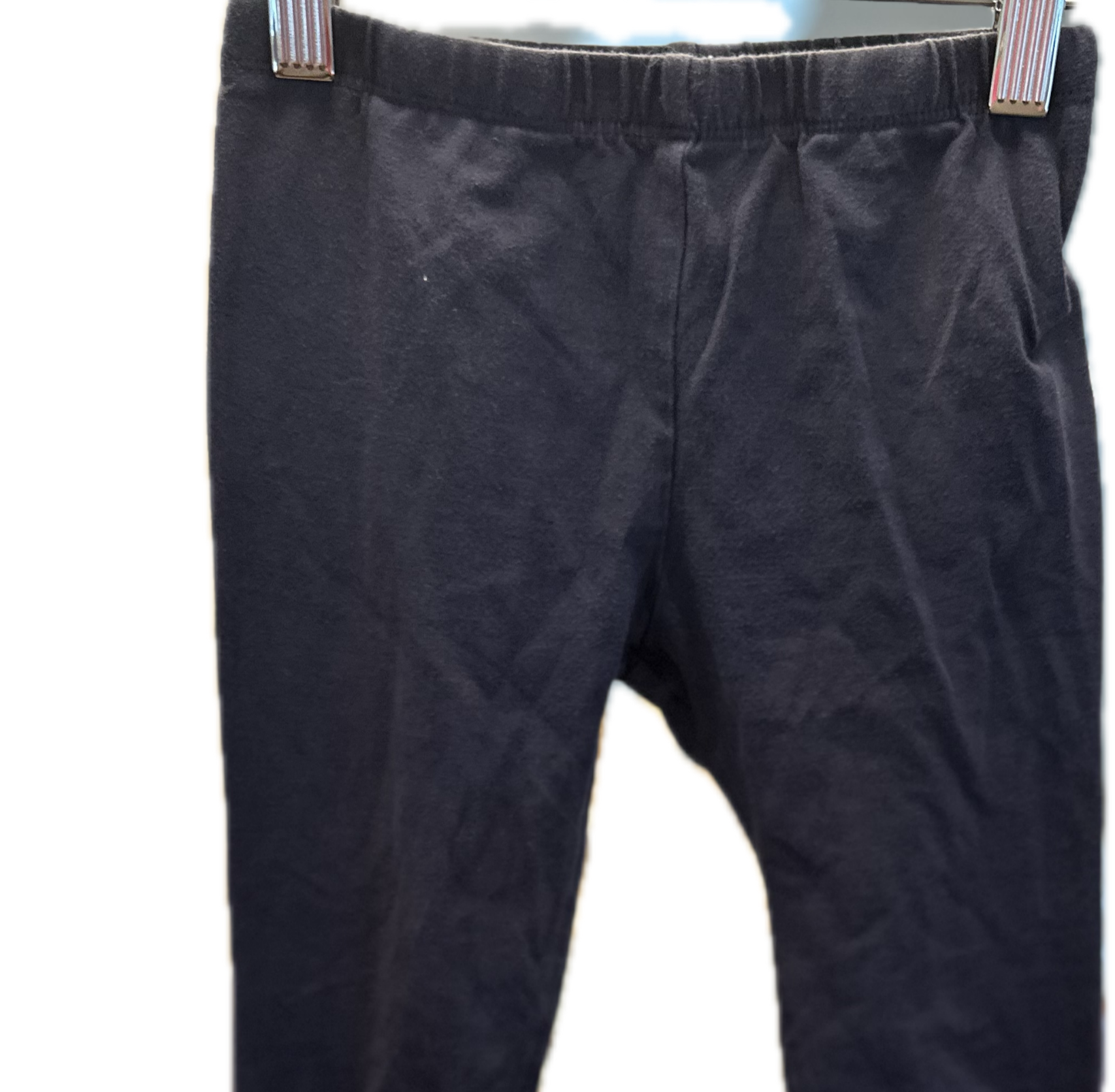 Girls Navy Leggings M/7-8