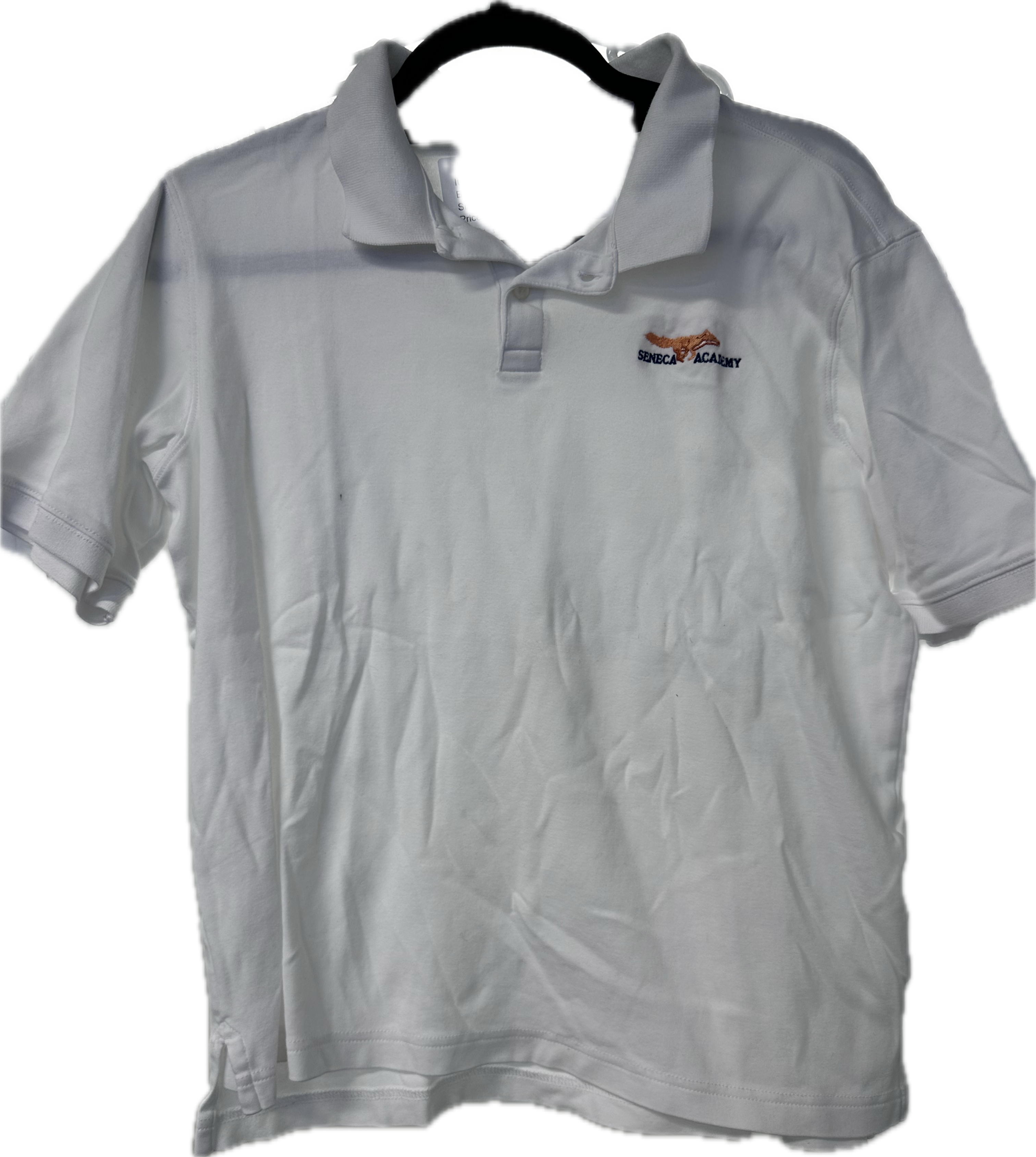 Short Sleeve White Polo XXL/18H-20H
