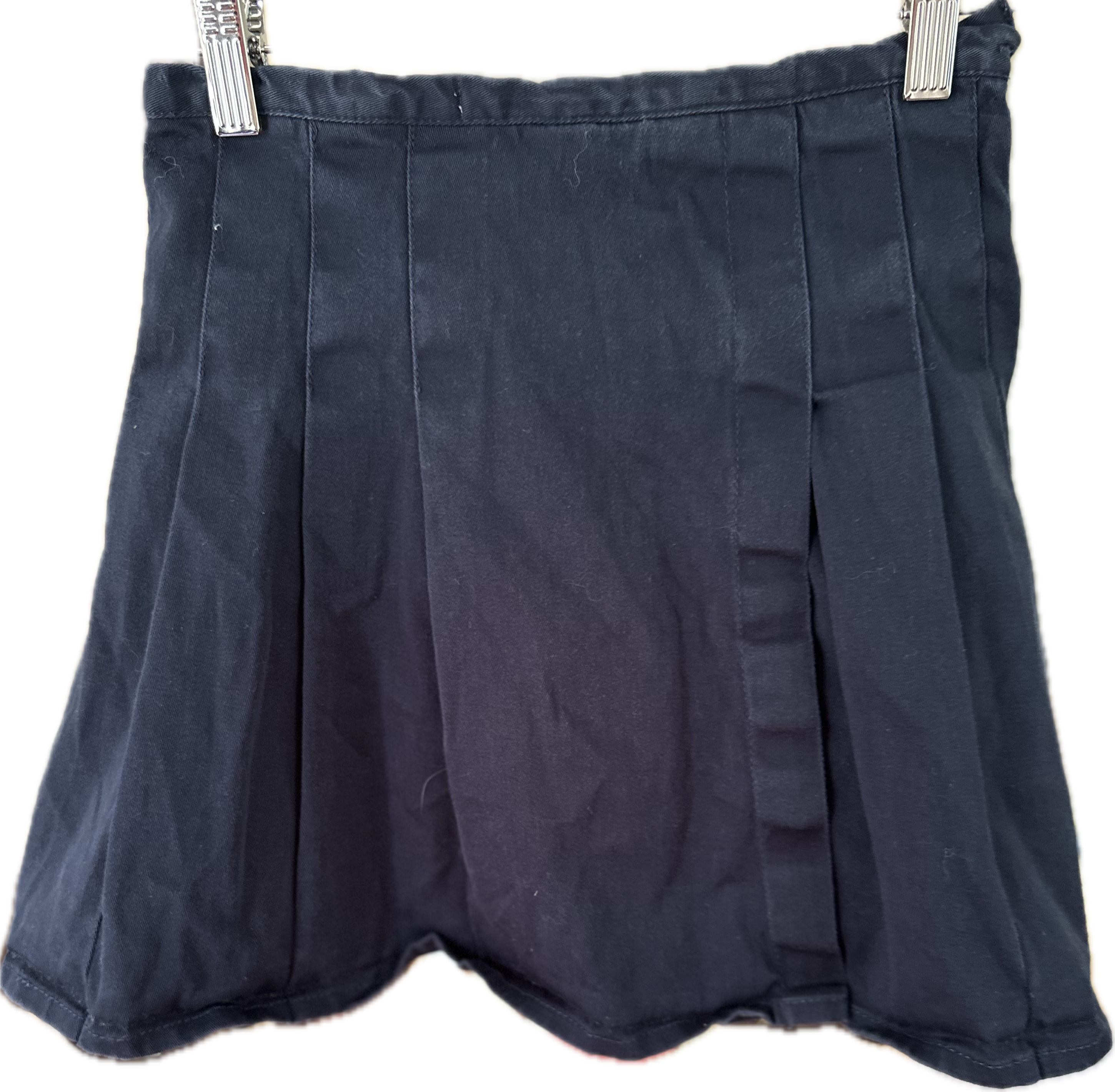 Navy Side Zip Skort 10