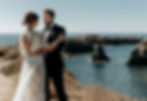 The bride and groom capture their first look. What an incredible photographer, she captured all their special moments.