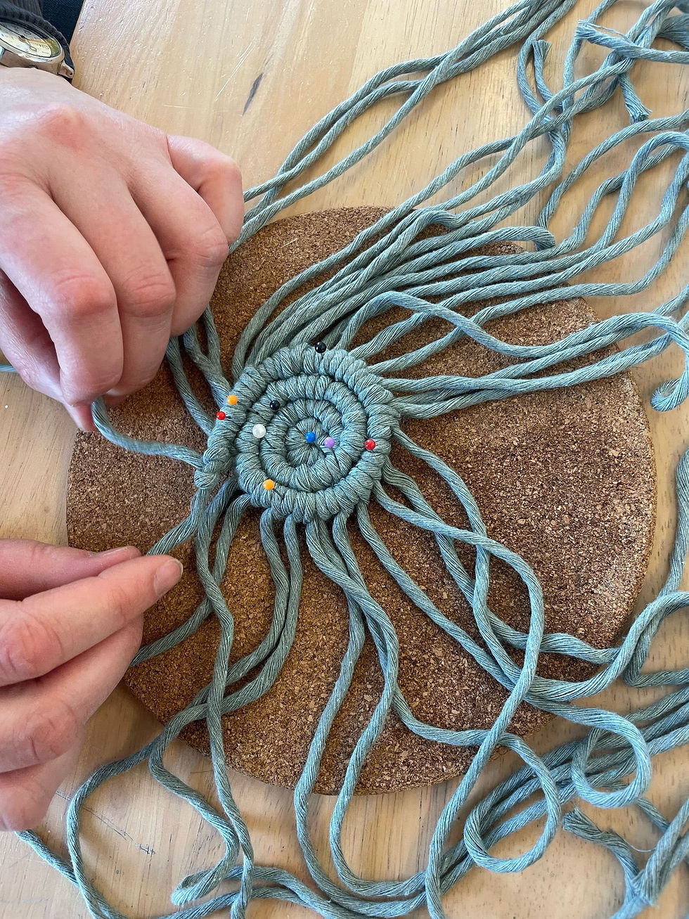 Macrame onderzetters