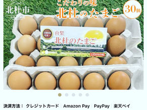 ふるさと納税返礼品に🥚🥚🥚