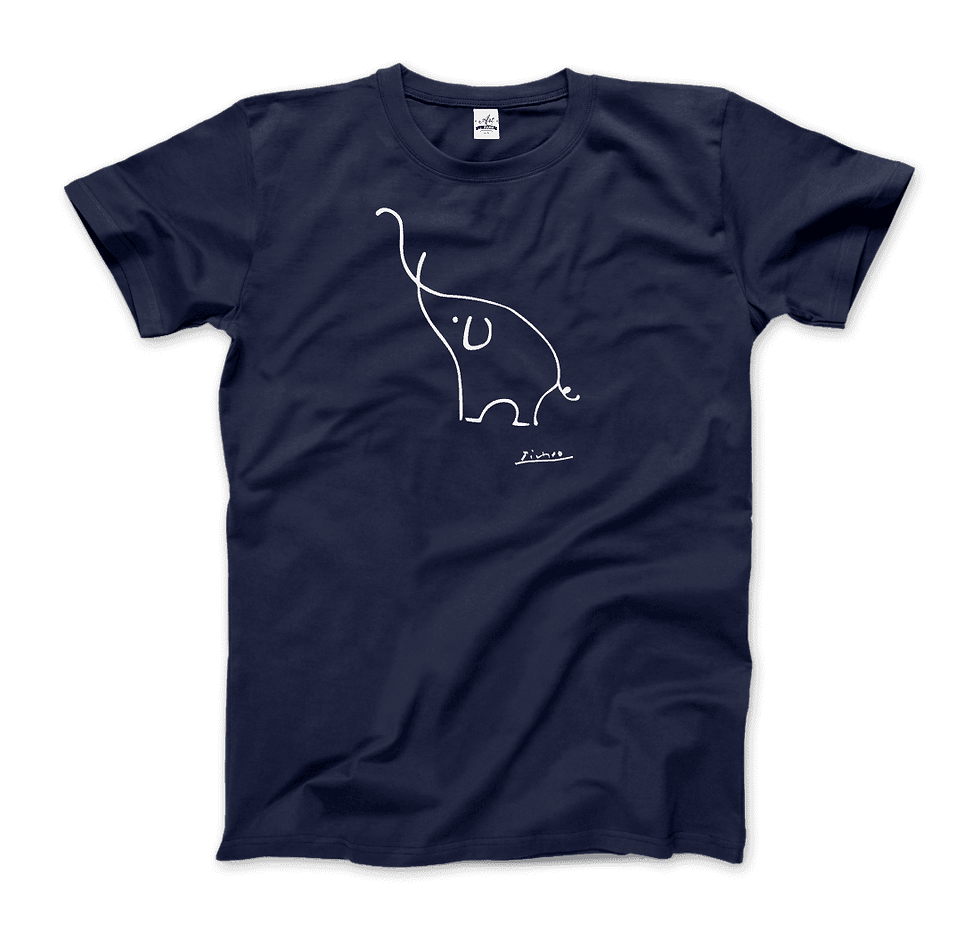 Thumbnail: Pablo Picasso Elephant Sketch Artwork T-Shirt