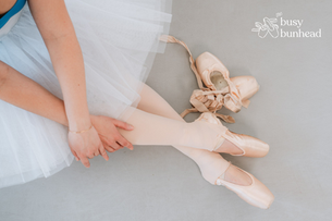 Pointe shoes with hands