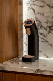 Kitchen with integrated Wells The One water purifier in Singapore condo