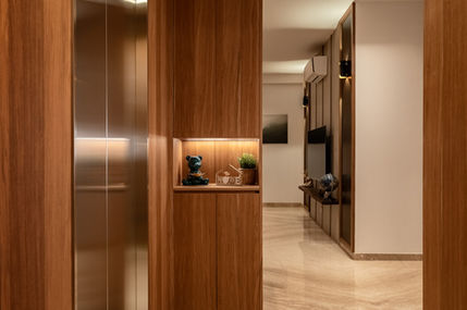 Freehold condo entrance with private lift in Joo Chiat Singapore