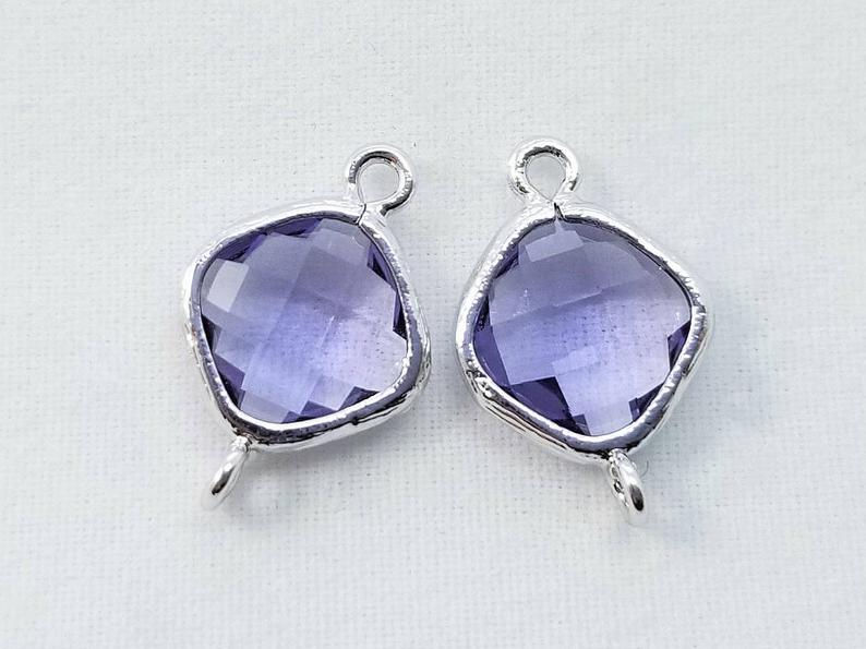 Thumbnail: Handmade Hearts Breastmilk Dangle Earrings. 925 Sterling Silver