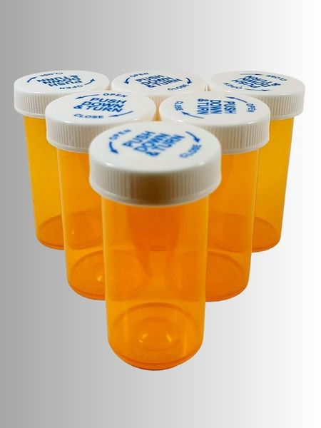 Medicine Bottles Vials Amber