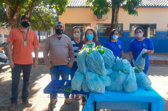 Através da Agraer, escolas municipais de Angélica recebem alimentos do PNAE