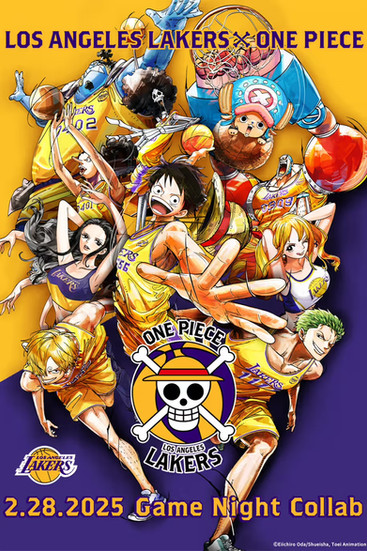 One piece and Lakers posters