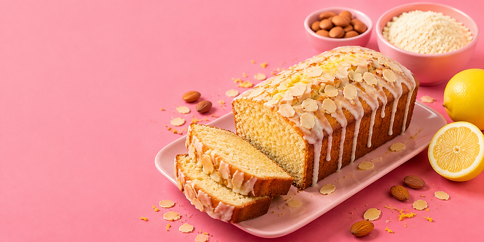 bizcocho pastel de limon y harina de almendra