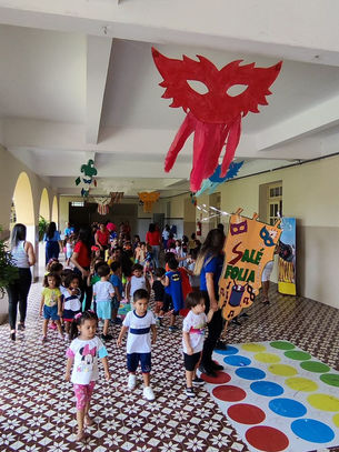 Bloquinho do Ensino Infantil agitou a Semana Carnavalesca do Salesiano Carpina