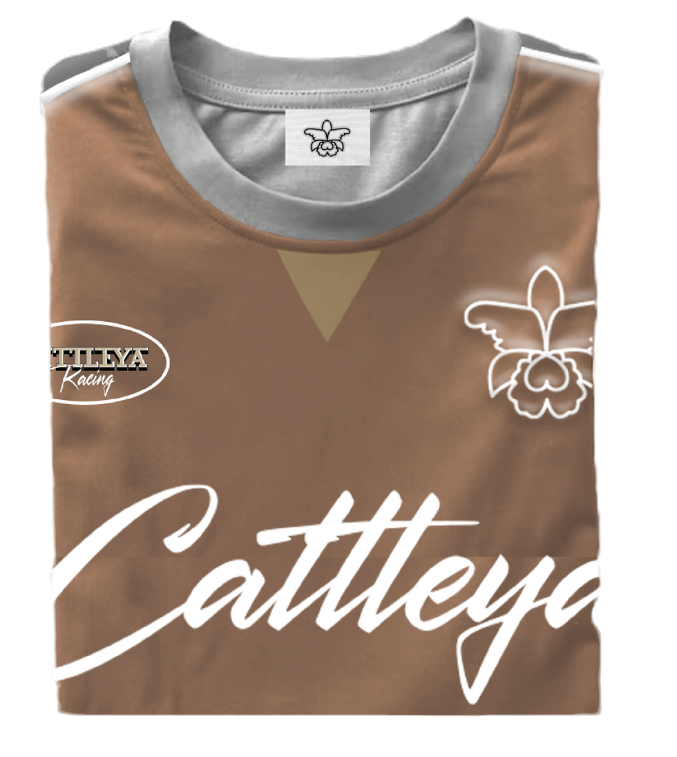 Brown Cattleya shirt design