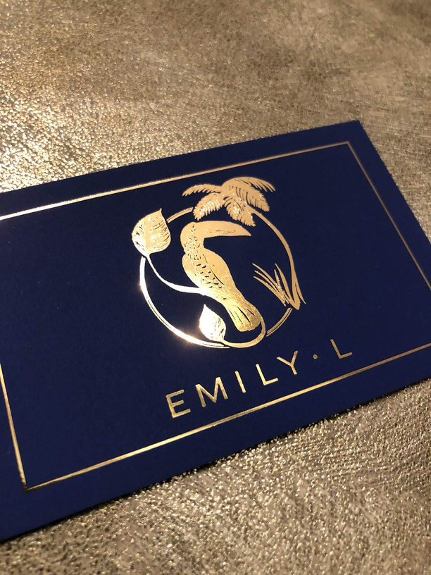 EMILY • L busines cards