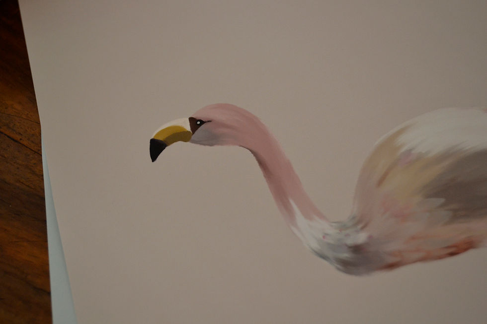 Miniatura: Grafika „Flaming light pink”