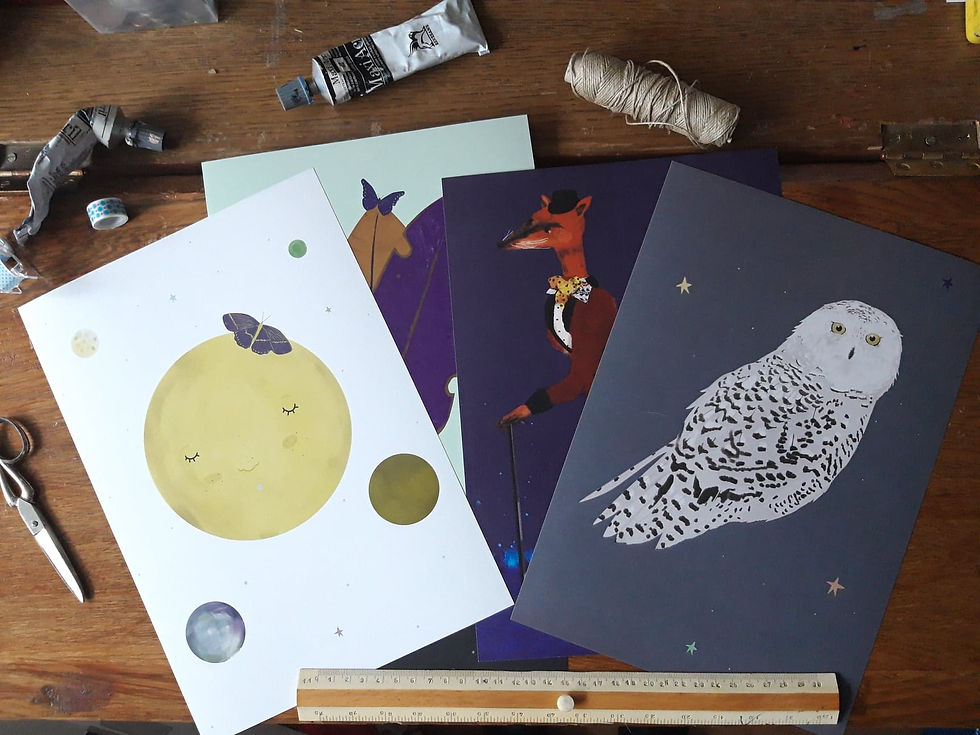 Miniatura: Grafika „Sowa śnieżna”