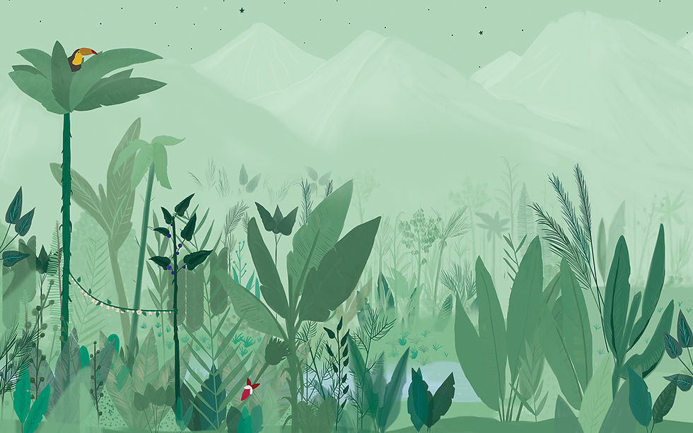 Miniatura: Ekologiczna tapeta flizelinowa „My own jungle II”