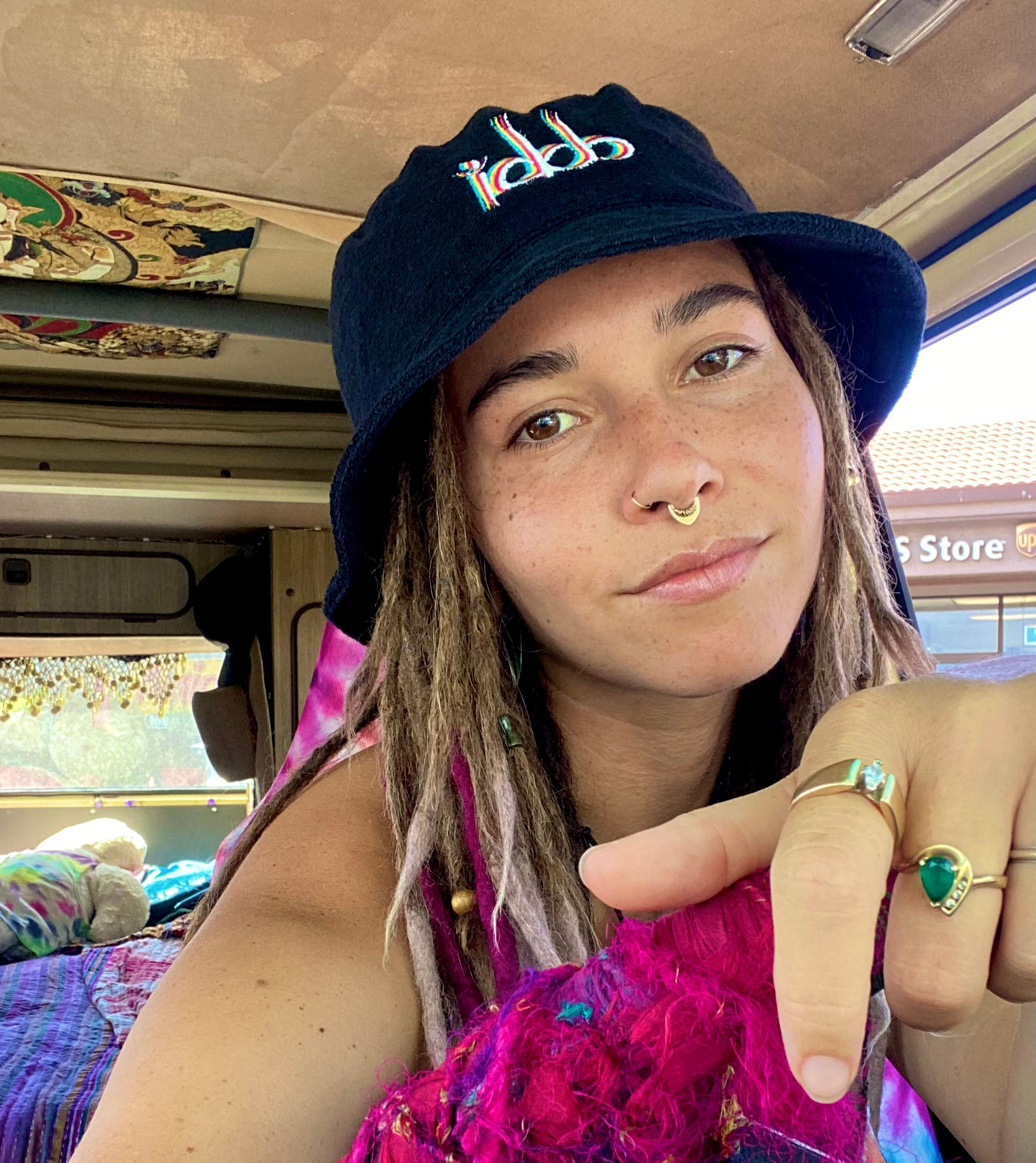 Cosmic Logo Terry Cloth Bucket Hat