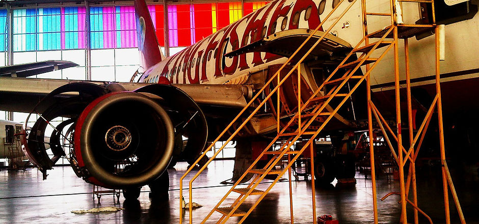 Aircraft in Hangar