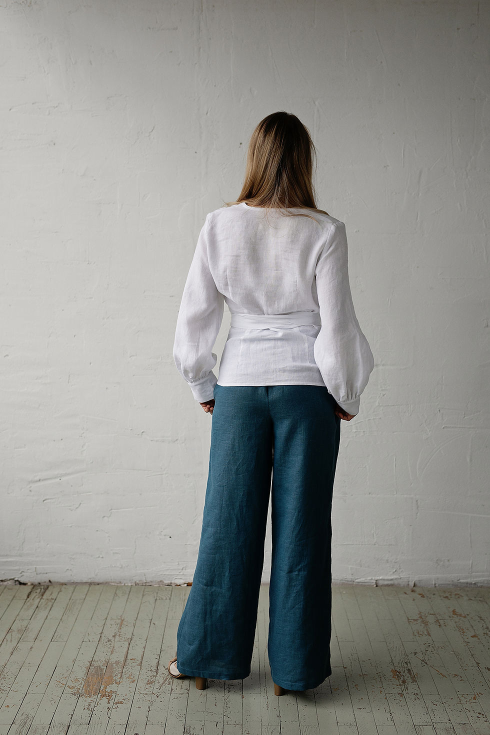 Thumbnail: wrap-blouse-back