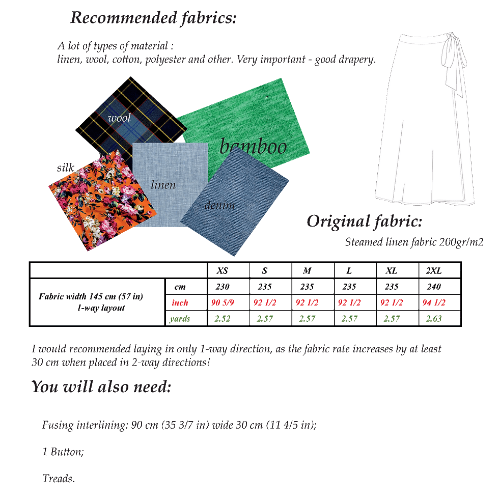 Thumbnail: fabric-for wrap-skirt-sewing
