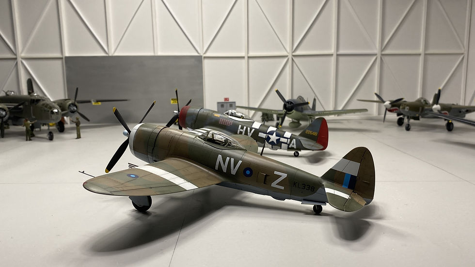 1/48th Hasegawa P-47D Thunderbolts (Burma and Europe)