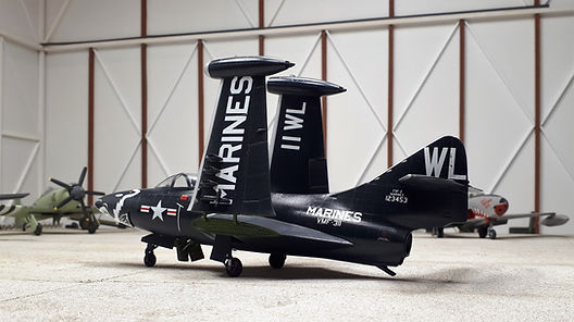 1/48th Trumpeter F9F-2 Panther VMF-311 | Fly Past Rush